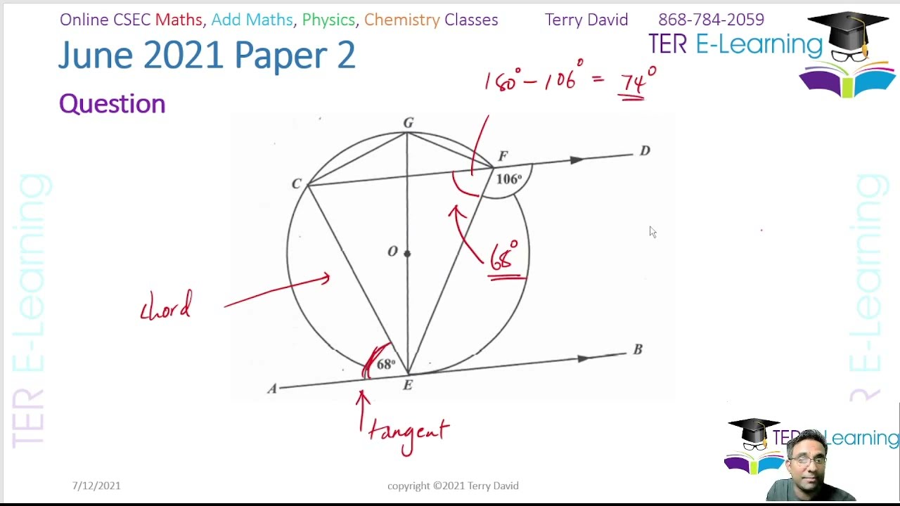 CSEC Maths - July 2021 Solutions (Question 9 And 10) - YouTube