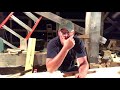 a timber frame vlog 39 finishing the final wall post