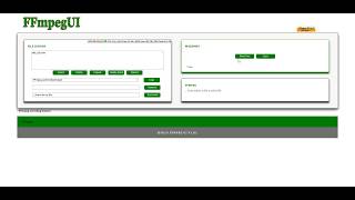 FFmpegUI v1.01- graphical web interface for FFmpeg + MakeMKV