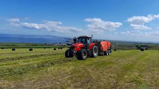 Massey Ferguson 7618 and a kuhn  in ballyhuige co kerry subscribe for more and full video to come