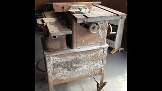 Slide show of me restoring a 1951 Delta Rockwell table saw