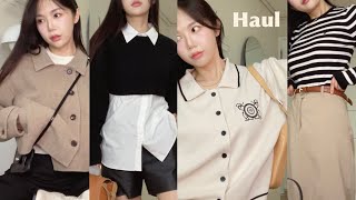 (Haul)🍁예쁜 옷 많은 가을을 위한 ✷ 꾸안꾸 패션 item 22가지🧺ㅣ최애쇼핑몰ㅣ지그재그+디자이너 브랜드ㅣ던스트,블루브릭,노티아••ㅣ패션하울