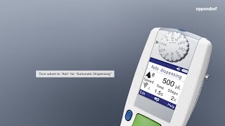How to use the Automatic Dispensing (Ads) mode with Eppendorf Xplorer® (plus) electronic pipettes