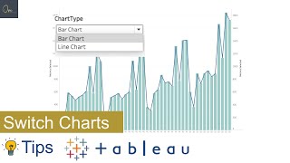 Switch/Toggle Charts, Data - Tableau Tips