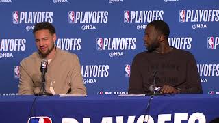 Klay Thompson & Draymond Green Postgame Interview - Game 5 | Rockets vs Warriors | 2019 NBA Playoffs