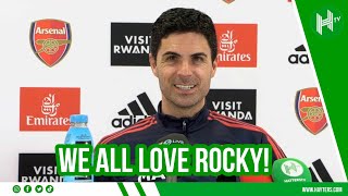 We all LOVE Rocky! | Mikel Arteta | Arsenal v Leeds United