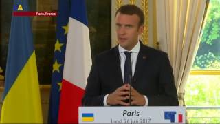In Paris, Poroshenko and Macron Push for New Normandy Format Meeting and Fresh Ideas