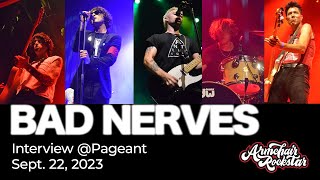 Bad Nerves Interview with Bobby Nerves \u0026 Jon Poulton - The Pageant - St. Louis - Sept. 22, 2023