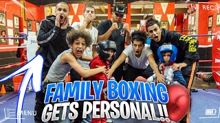 FAMILY BOXING MATCH GETS PERSONAL *BAD VS GOOD KIDS*