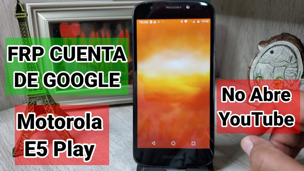 Como Borrar Cuenta Google Moto Motorola E5 Play /No Abre YouTube - YouTube