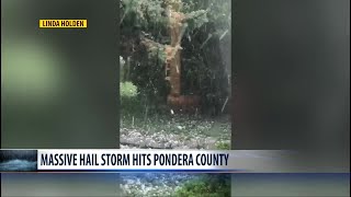 Massive hailstorm hits Valier