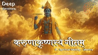 Experience the Divine Emotions of Krishna | Soul-Stirring Sanskrit Song | करुणाकृष्णस्य गीतम् #song