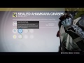 destiny´s new exotic hunter gauntlet the sealed ahamkara grasps