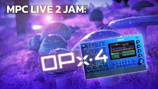 MPC Live 2 EDM style jam with OPx-4 (FM synth)