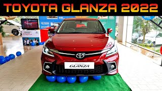 TOYOTA GLANZA 2022 Malayalam Review | Sporty Red Model V