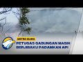 Kebakaran Hutan Turut Melahap Warung Warga di Gunung Lawu