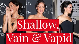 Meghan Markle Latest Weird Behavior in Shallow, Vain \u0026 Vapid Display at Paley Event for Tyler Perry