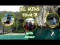 El Nido Tour B:Island Hopping El Nido Philippines- Entalula & Snake Island Cudugnon & Cathedral Cave