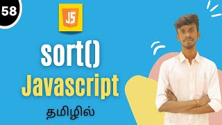 Sort Method In JavaScript Tamil | JavaScript Array Method Tutorial | #sort #sortmethod #javascript