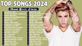 Pop songs playlist 2024 - Charlie Puth, Adele, Miley Cyrus, Maroon 5 -  New Popular Songs 2024