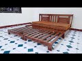 Wooden Bed Expandable For Narrow Rooms | Do Go 24