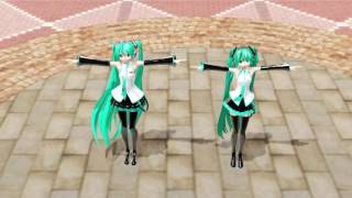 #MMD ほよちゃん＆divaちゃんで放課後ストライド