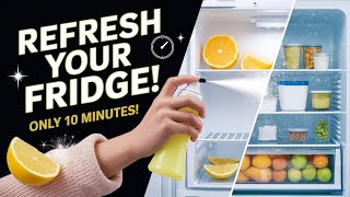 How to Refresh Your Refrigerator in 10 Minutes?