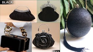 Stylish clutch purse/Elegant black clutch/Formal and wedding clutch #clutches#2022 #riwaajcollection