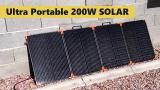 Best ULTRAPORTABLE 200 Watt Solar Panel BY ZOUPW for Power Station and Camping Essentials