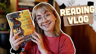 Reading the most intimidating book on my shelf!! | Priory of the Orange Tree Reading Vlog