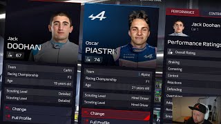 How to Hire a reserve driver in F1 Manager 2022