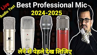 सबसे अच्छा  Best Condenser Microphones For Recording Vocals | Condenser Microphone for Home Studio