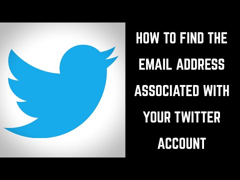 How to Find the Email Address Associated with Your Twitter Account How to Find the Email Address Associated with Your Twitter Account