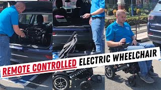 ComfyGo IQ-7000: The Ultimate Remote Control Folding Electric Wheelchair!