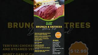 It's All Good Brunch and Entrees Menu