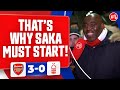 That’s Why Saka Must Start! (Robbie) | Arsenal 3-0 Nottingham Forest