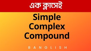 Simple Complex Compound।। Transformation of sentences।। বাক্য রূপান্তর