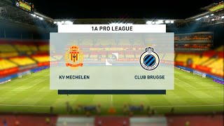 Mechelen vs Club Brugge | Belgian Pro League (17/12/2020) | Fifa 21