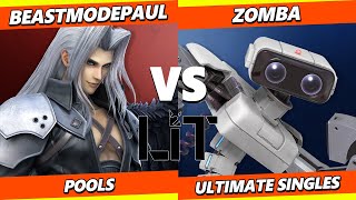 Litvitational 3 - BeastModePaul (Sephiroth) Vs. Zomba (ROB) Smash Ultimate - SSBU