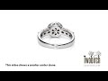 1.52 ct. round vintage halo engagement ring with millgraining twobirch tb eng 382 wg hl