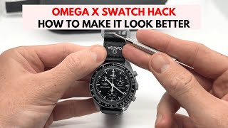 Swatch x Omega Moonswatch Hack | How to make your Omega x Swatch Speedmaster look better!