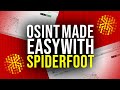 Automating OSINT with Spiderfoot! Leak all the information about a target!