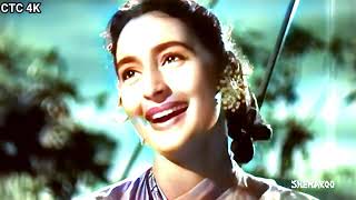 Woh Chand Khila In Color 4K | Raj Kapoor, Nootan, Lata Didi