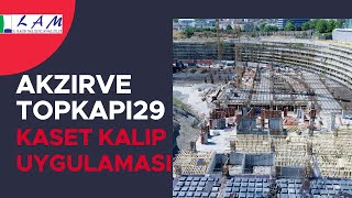 Akzirve Topkapı 29 Kaset Kalıp Döşeme Kalıbı Ugulaması l Plastik Kaset Kalıp l Lam Plastik