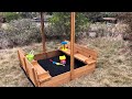 sand box with lids for kids wooden childrens sand boxes aivituvin gut05