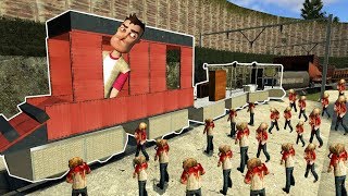 ZOMBIE HORDE SURVIVAL & BUILDING A TRAIN! | Garry's Mod Gameplay | Gmod Roleplay