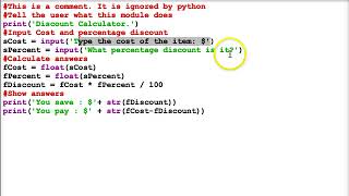 Python - 1 - Discount Calculator