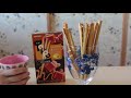 chewing sound asmr lotte toppo fragrant butter pretzel horoni eats caramel no.109