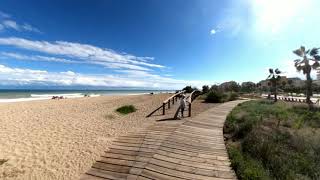 Crazy Virtual Cycling Beach Ride Fat Burning Workout Peñíscola Spain