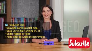 Coordinate System explained Geographic and Projected Cordinate Reference System (CRS)